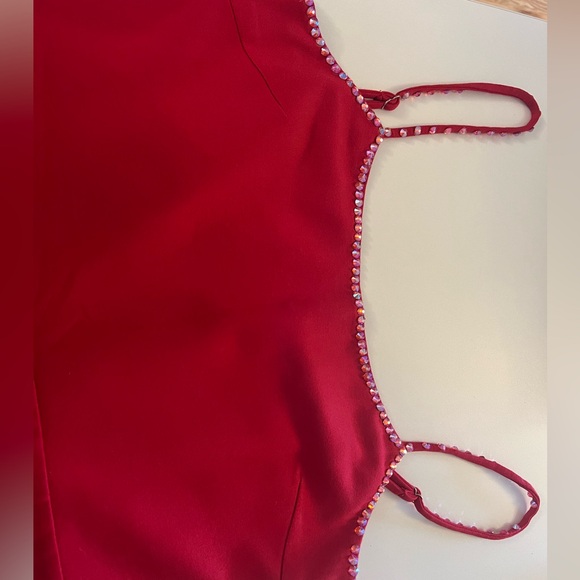 Lovers and Friends Lavina Jumpsuit/Romper in Cherry Red size medium - Picture 7 of 7